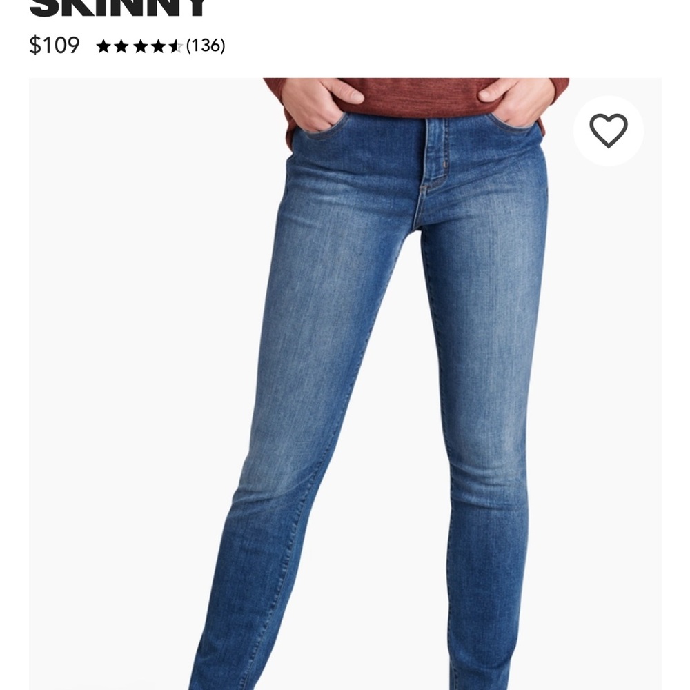 NWT Kuhl Women's Skinny Jeans in Vintage Blue - Picture 9 of 9